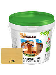 Антисептик Усадьба декор. на вод.основе у-401 1кг дуб