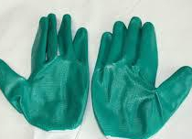 Перчатки нейлон. 13кл. с нитрил.латек.обливом ЗЕЛЕНЫЕ 3/4 Суперлюкс (3М) 9 арт.