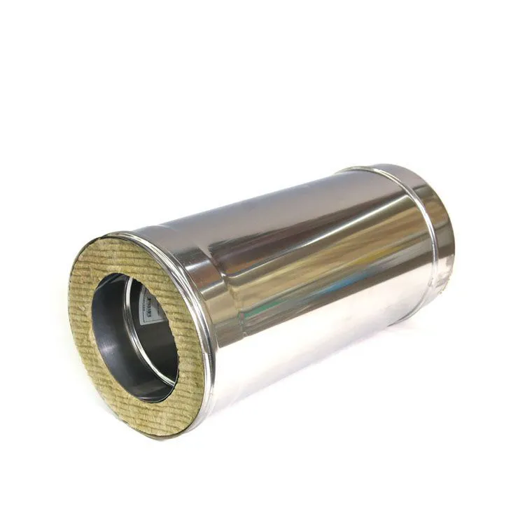 Труба сэндвич 1м. ф200*280 нерж.0,8мм/нерж.0,5мм