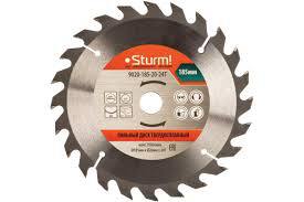 Диск пильный STURM! с переходным кольцом 185x20 мм 24 зуба