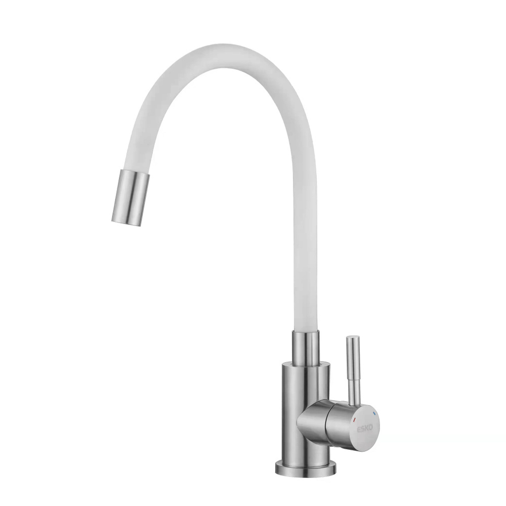 Смеситель VADOOM V847847-3  д/кухни Белый+хром