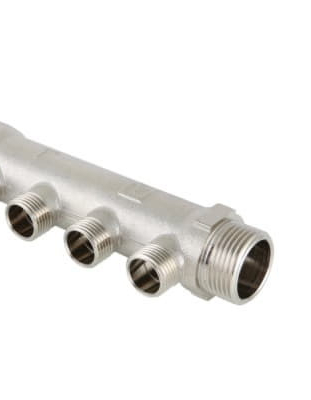 Кол. Valtec нар. резьба Звых. 1"х1\2" НИКЕЛЬ УТс.500.N.0603