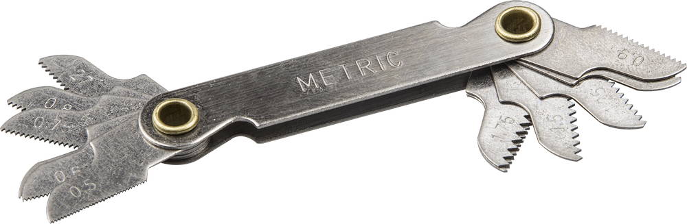 Шаблон STAYER "Profi" для определения шага метрической резьбы 0,5-3 мм (арт.28041)