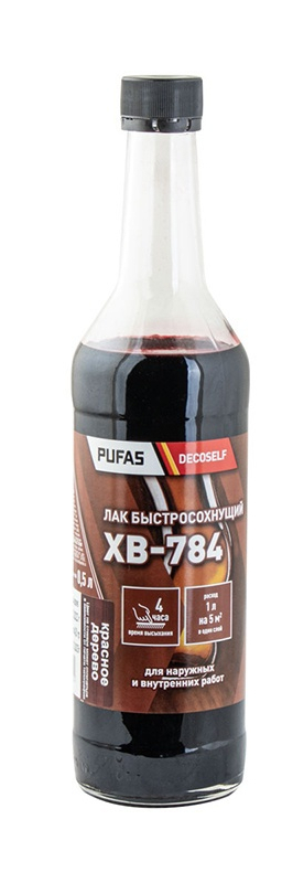 Лак DECOSELF ХВ-784 глянцевый бук 500 мл