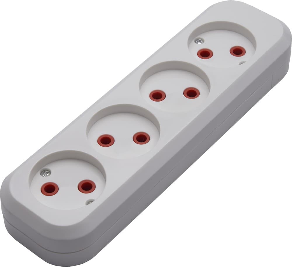 Розетка переносная разборная на 4гнезда с/з ,с выкл. STEKKER