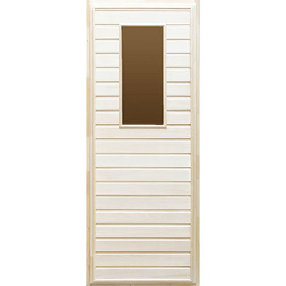 Дверь банная липа (остекл) "Тип-4" 1800*700мм