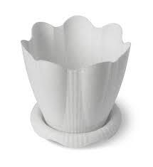 Горшок для цветов "Эдельвейс" с поддон. мрамор 9,5л Мартика