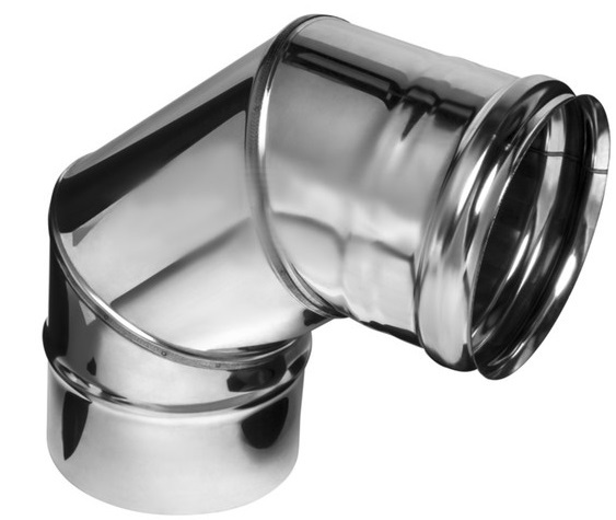 Колено 90гр ф150 нерж 0,5мм