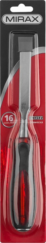 Стамеска MIRAX с двухкомпонентной прозрачной рукояткой 16 мм
