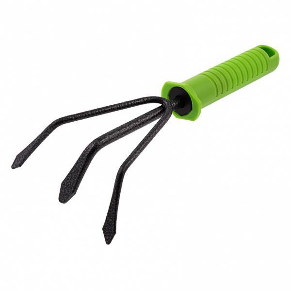 Рыхлитель садовый 3-х зубый, пласт ручка, 26 см