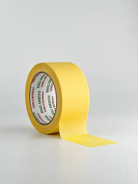 Лента маскировочная термокреповая до 80°C желтая размер 30мм/40м 243966-30-40 УПРАВДОМ