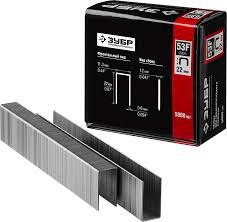 ЗУБР 16 мм скобы для степлера плоские тип 53F, 5000 шт