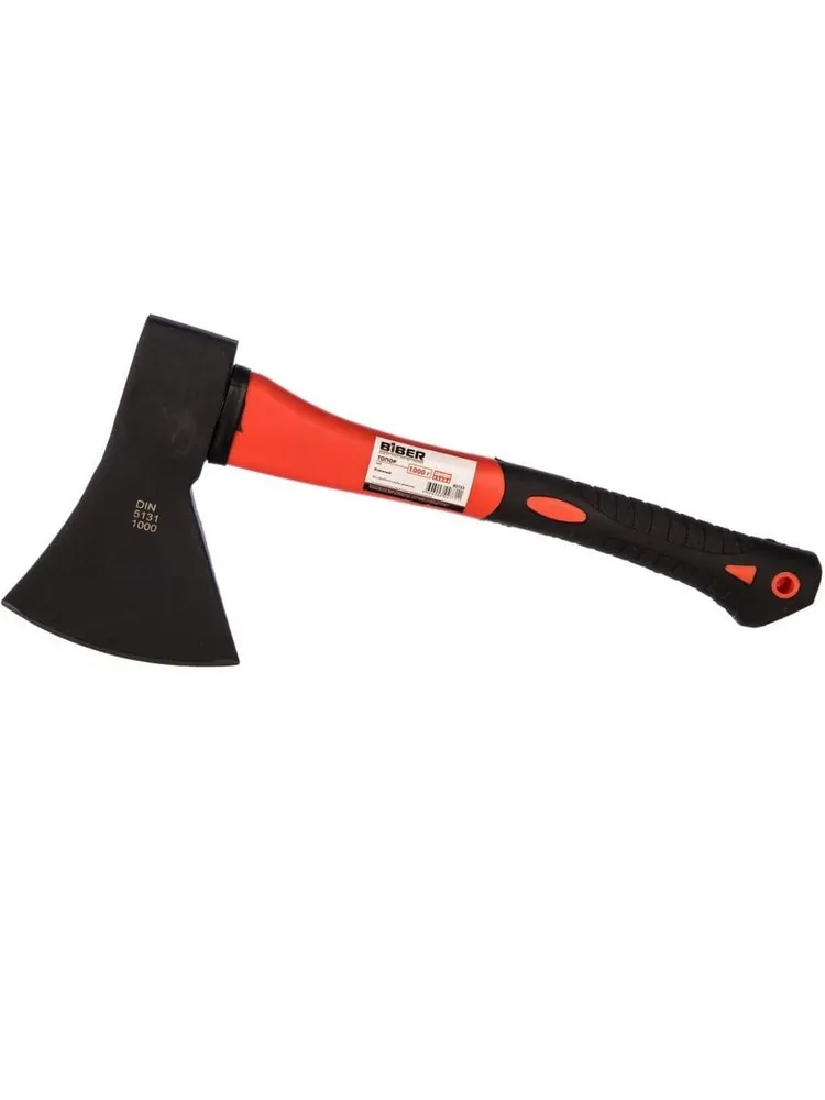 Топор BIBER "Профи" кованый фибергл.ручка 1000г