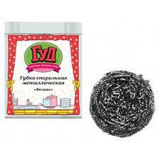 Мочалка метал. д/посуды Феликс 1шт спиральная