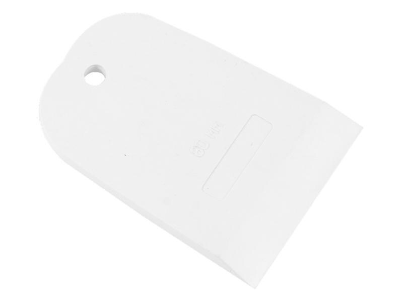 Шпатель малярный BIBER резиновый белый 100 мм