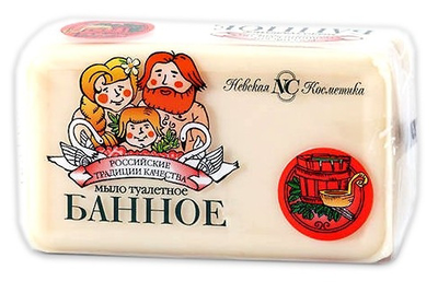 Мыло туалетное Банное уп. 140г