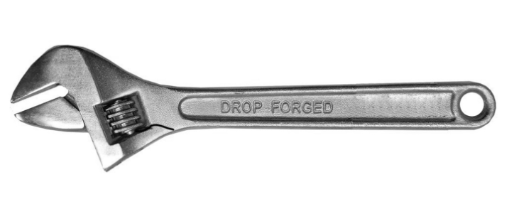 Ключ разводной BIBER "Стандарт"3 со шкалой 250мм (арт. 90003)