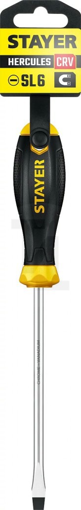 Отвертка STAYER "Hercules" SL8x150 мм