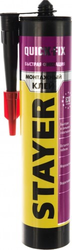 Клей монтажный STAYER прозрачный (41324) 280мл