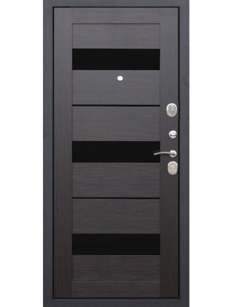 Дверь мет. 7,5см Гарда муар 860мм правая Темный кипарис Царга Кале