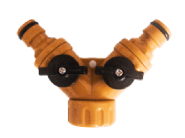 Разветвитель регулируемый 2-х канальный со штуцерами