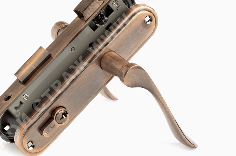 Замок врезной ЗВ "Аллюр" 127/1 АС медь