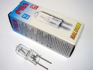 Эл.лампа Пила 12Вт 50Ватт галоген.