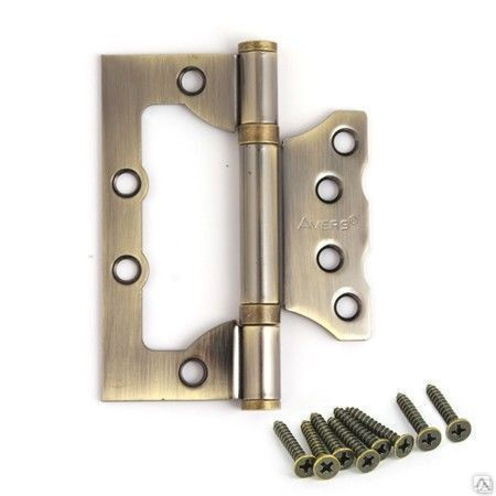 Петля универсальная без врезки 2BВ 100х75х2,5 АВ (бронза)