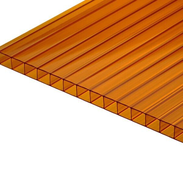 Поликарбонат оранж. 4мм 2,1*6м