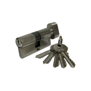 Механизм цилиндровый "Евродверь" 65мм (30х35) 2+6кл. (Латунь)