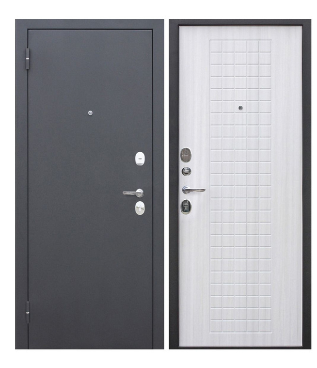 Дверь мет. 9 см Белый ясень (960L)