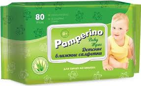 Cалфетки влаж. Pamperino дет.80шт с клапаном
