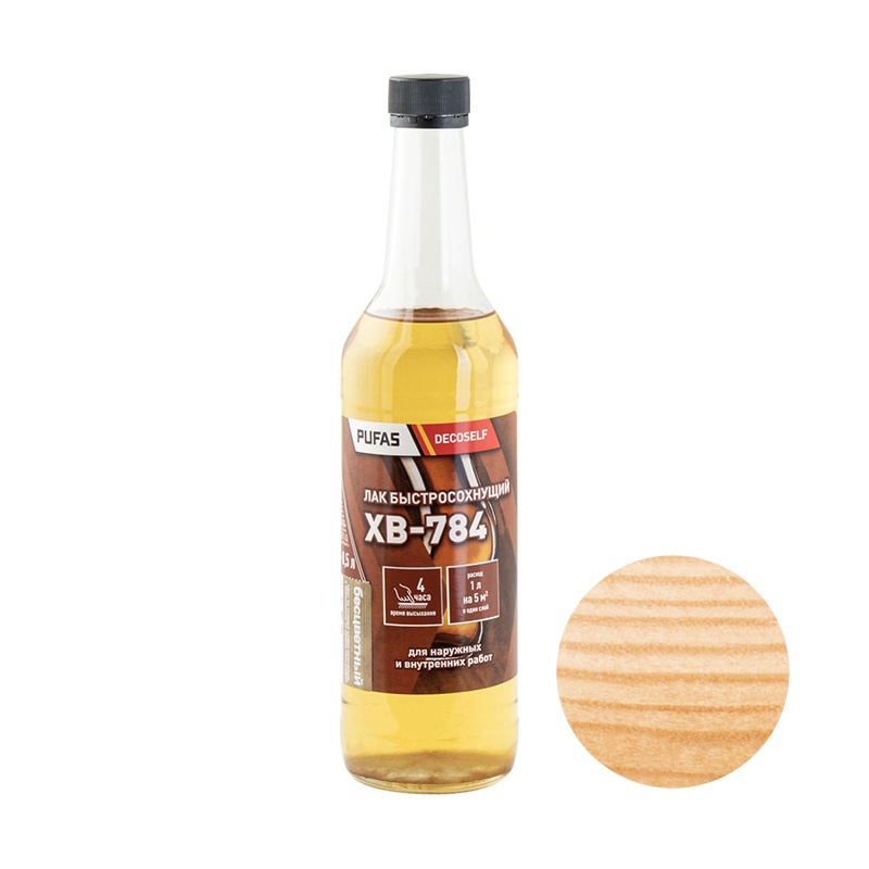 Лак DECOSELF ХВ-784 клен 500 мл