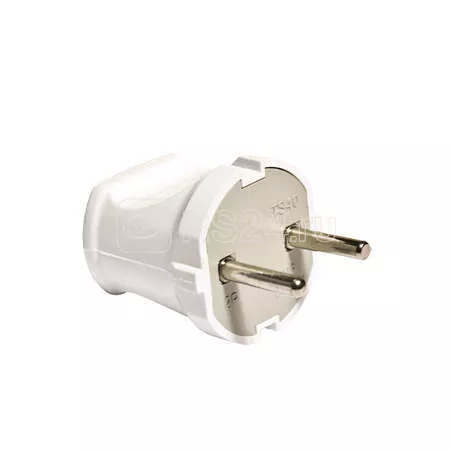 Вилка UNIVERSAL 6A 250B бел б/з