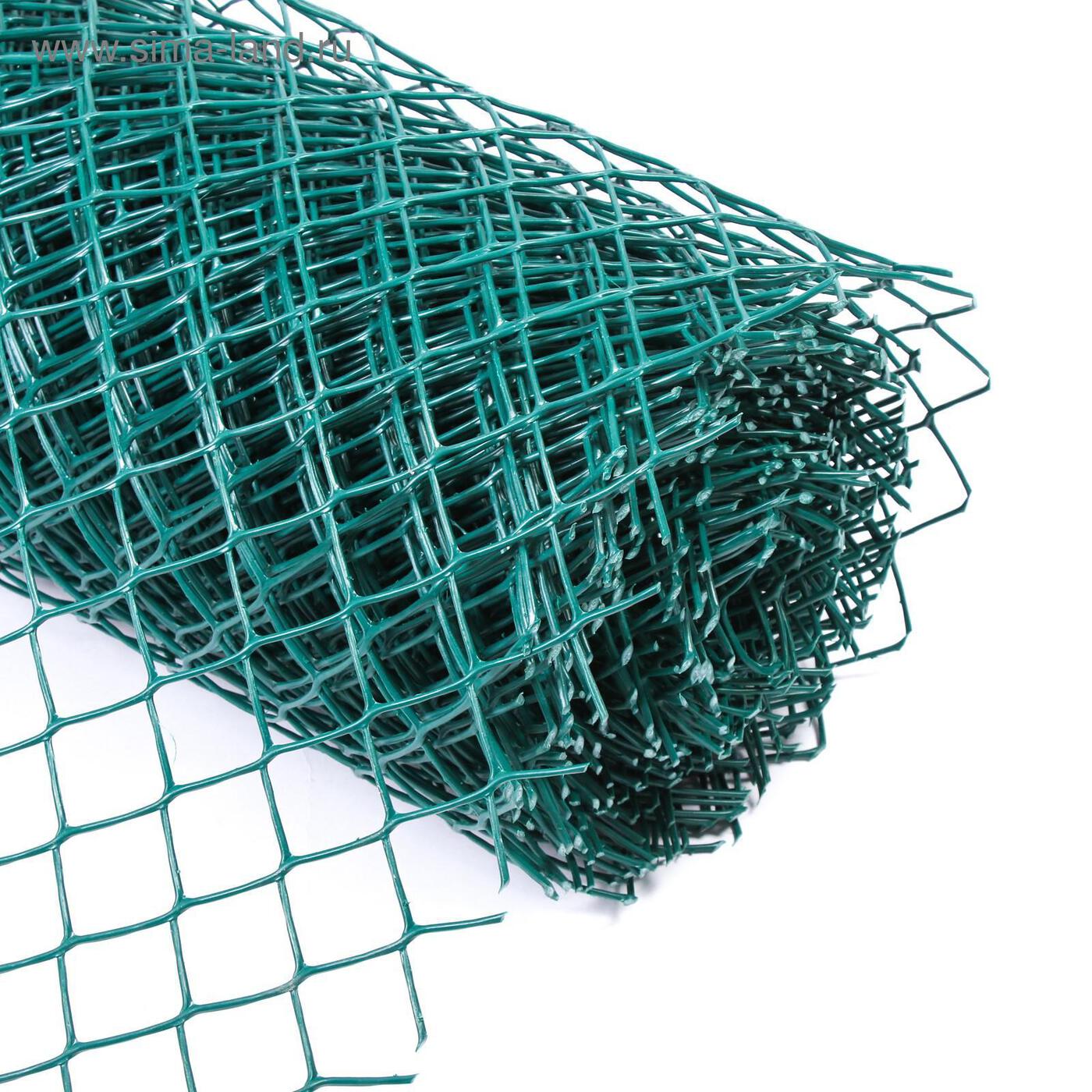 Сетка садовая ромбическая яч.15*15(1,0*20м) зеленая