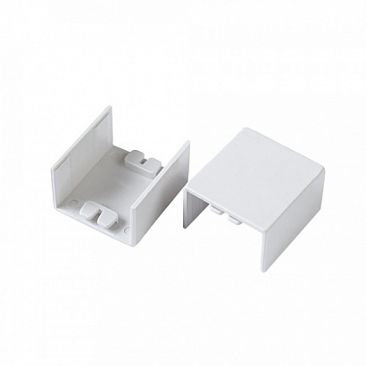 Соединитель на стык 25х25 бел. Plast PROxima (уп.4шт)