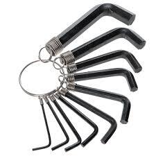 Набор ключей шестигранников 1.5-10мм, 10шт.