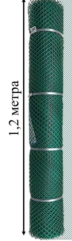 Сетка садовая ромбическая 15*15(1,2*20м) зеленая Гидроагрегат