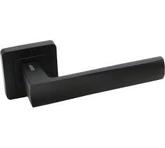 Ручки для дверей Аллюр Коломбо мат черный 23150