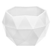 Кашпо "Топаз" 0,45л Белый КШ-9110