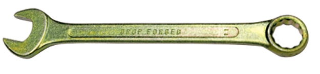 Ключ комб. СИБРТЕХ желтый цинк 8мм