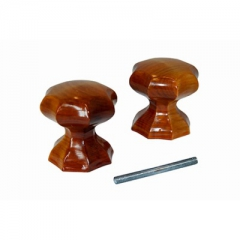 Ручка-кнопка РДК гран. "Орех"