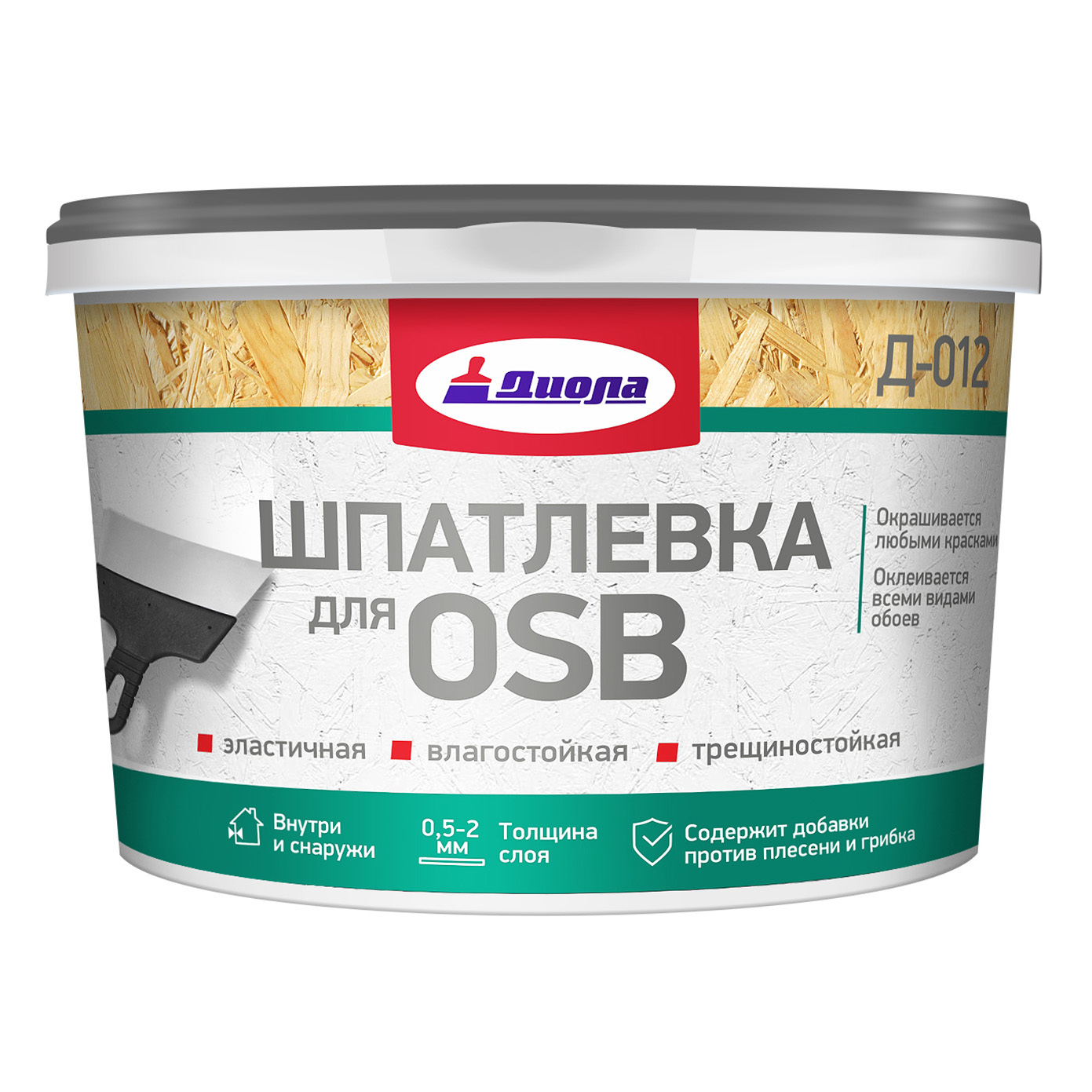 Шпатлевка для OSВ Д-012 8 кг е/ведро