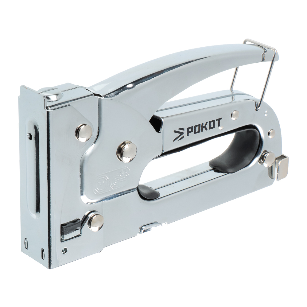 Степлер мебельный металл, регулируемый, 4-14мм