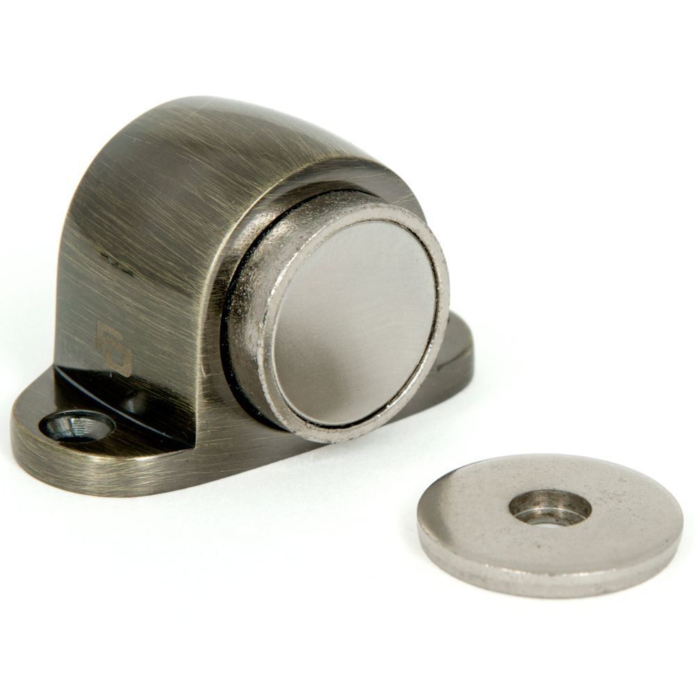 Ограничитель двери напольный магнит (бронза)