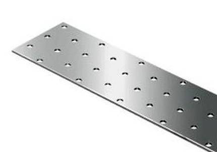 Пластина крепеж. 100*40*2мм оцинк