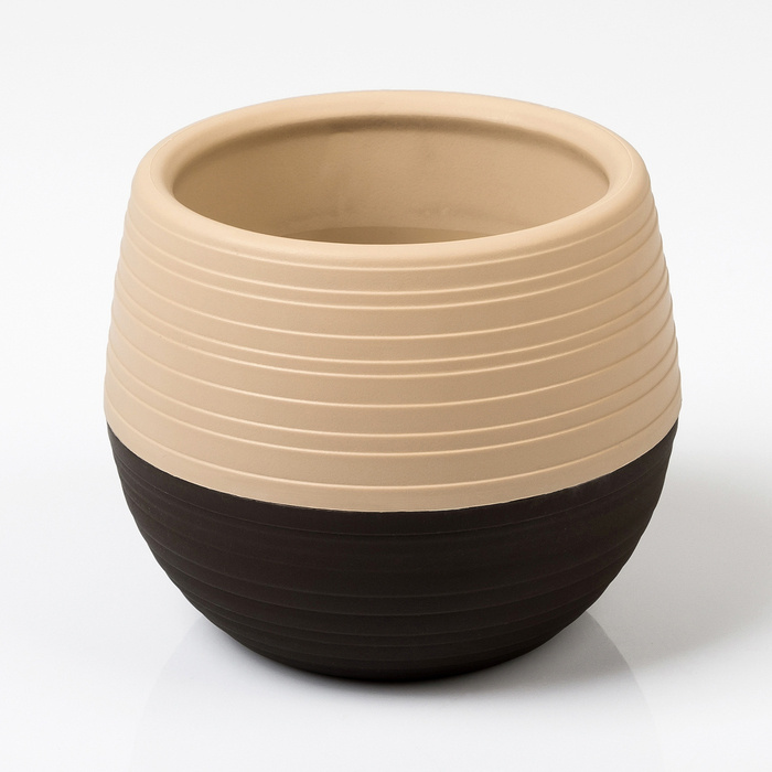 Кашпо АНГАРСК "Дуэт" кофе с молоком 0.5 л