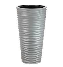 Кашпо ДЮНА 9/42л со вст Серый М3402