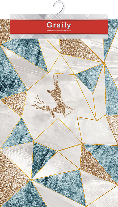 Коврик 50*80 см GRAILY GR-5080-3
