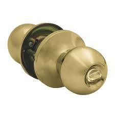 Фиксатор дверной "ШАР" золото